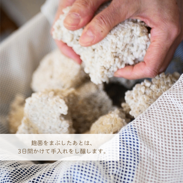 【希少黒麹】国産白米・玄米・麦の生麹3種セット（各100g）