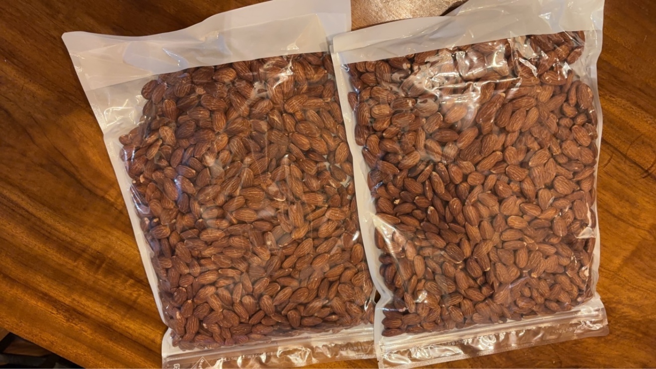 素焼きアーモンド1kg❌2袋　2kg