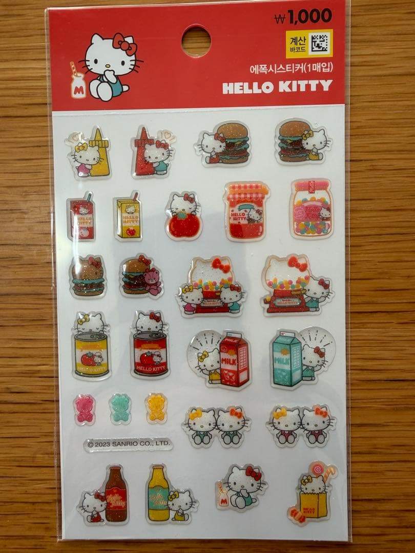 【韓国限定】サンリオ　ステッカー5点セット