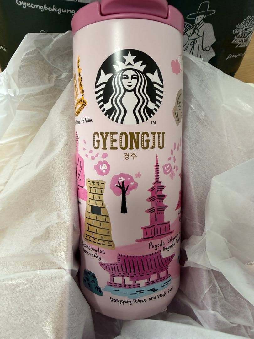 【韓国限定】Starbucks Gyeongju タンブラー✖️エコバッグセット