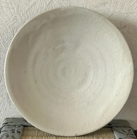 丸皿(ベンガラ) 小皿 皿 器 陶器 和食器 受賞作家 手作り 一点物 ㉟