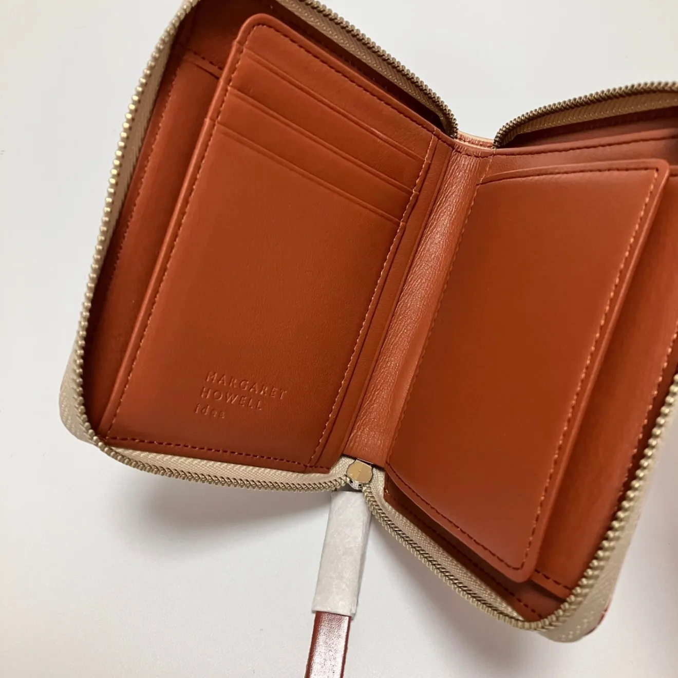未使用 マーガレットハウエルアイデア 折り財布 財布 二つ折り財布 本革 レザー レディース