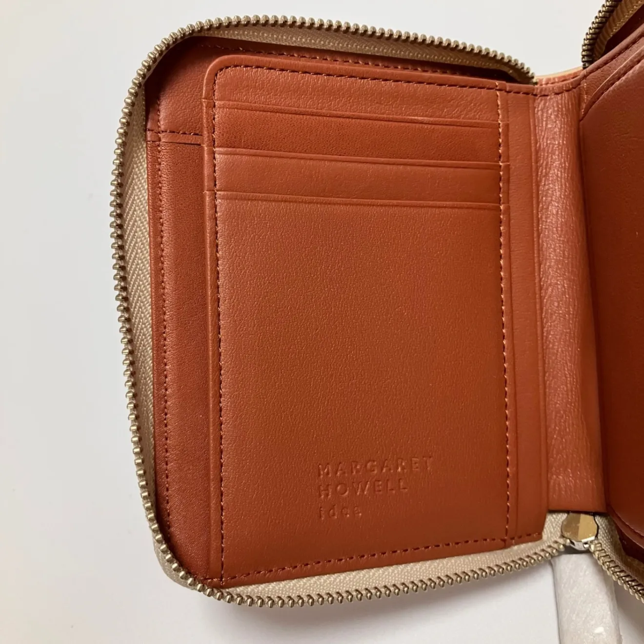未使用 マーガレットハウエルアイデア 折り財布 財布 二つ折り財布 本革 レザー レディース