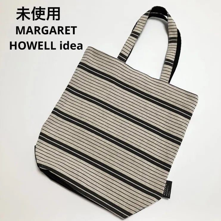 新品 マーガレットハウエルアイデア トートバッグ バッグ ブラック レディース メンズ 