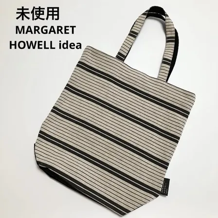 新品 マーガレットハウエルアイデア トートバッグ バッグ ブラック レディース メンズ 