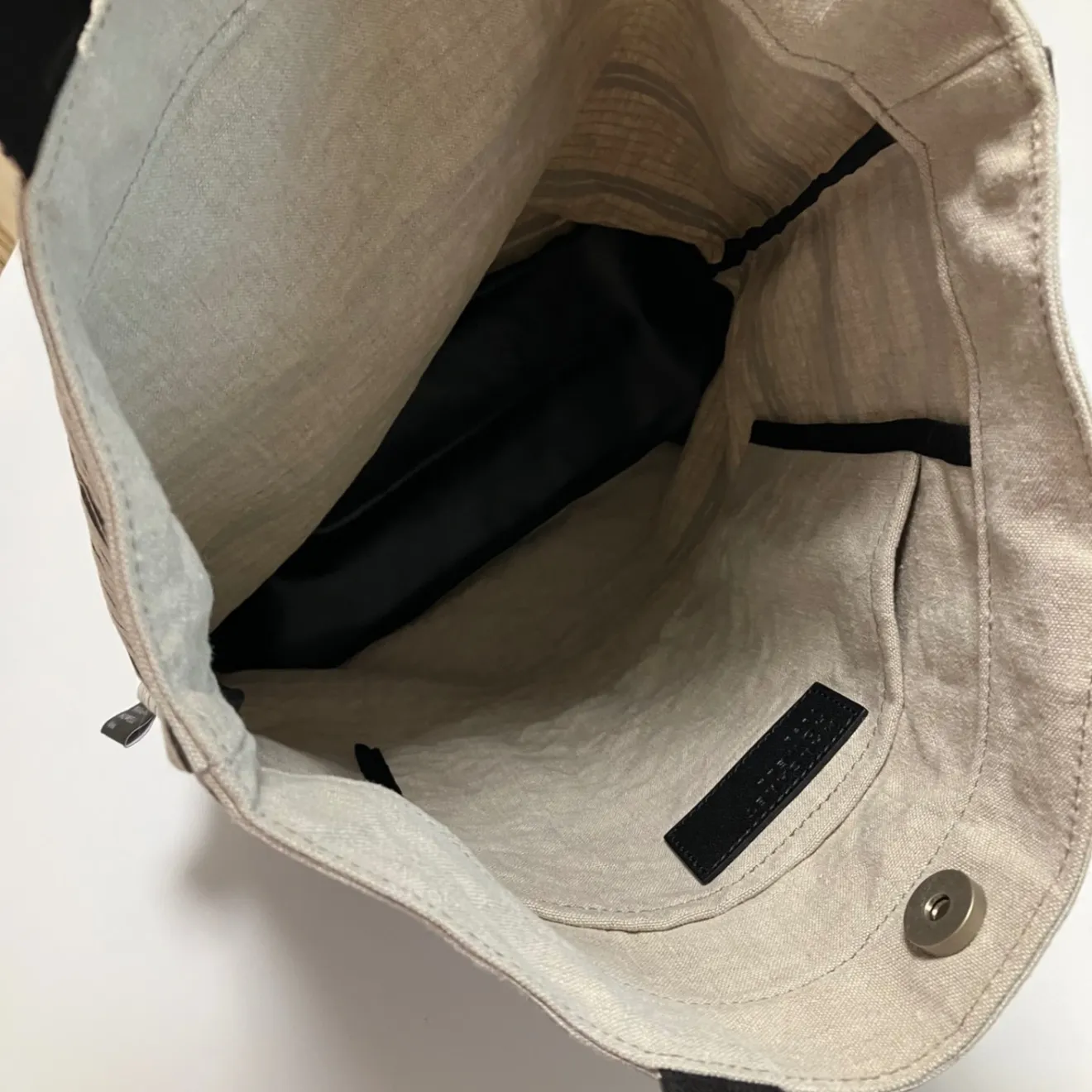 新品 マーガレットハウエルアイデア トートバッグ バッグ ブラック レディース メンズ 