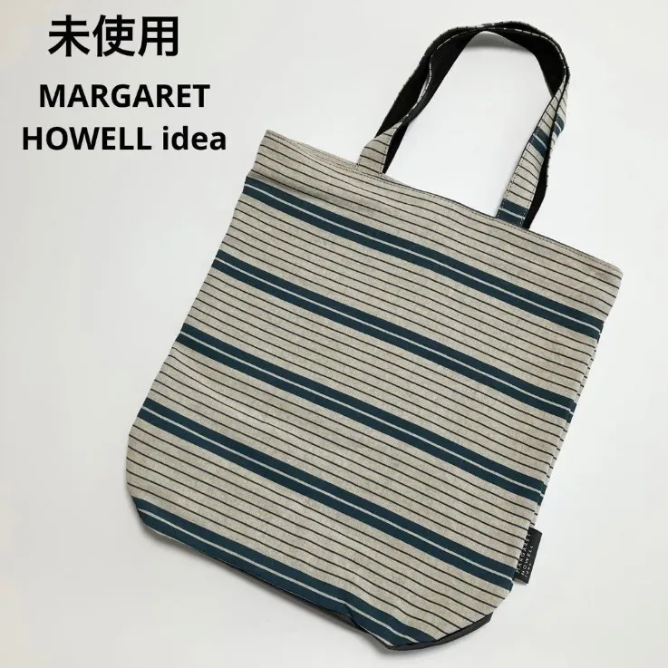 新品 マーガレットハウエルアイデア トートバッグ バッグ レディース メンズ ブルー A4対応