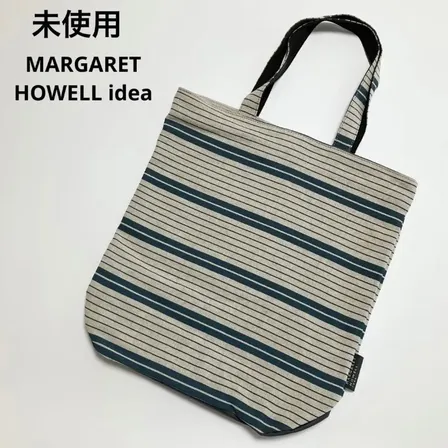 新品 マーガレットハウエルアイデア トートバッグ バッグ レディース メンズ ブルー A4対応