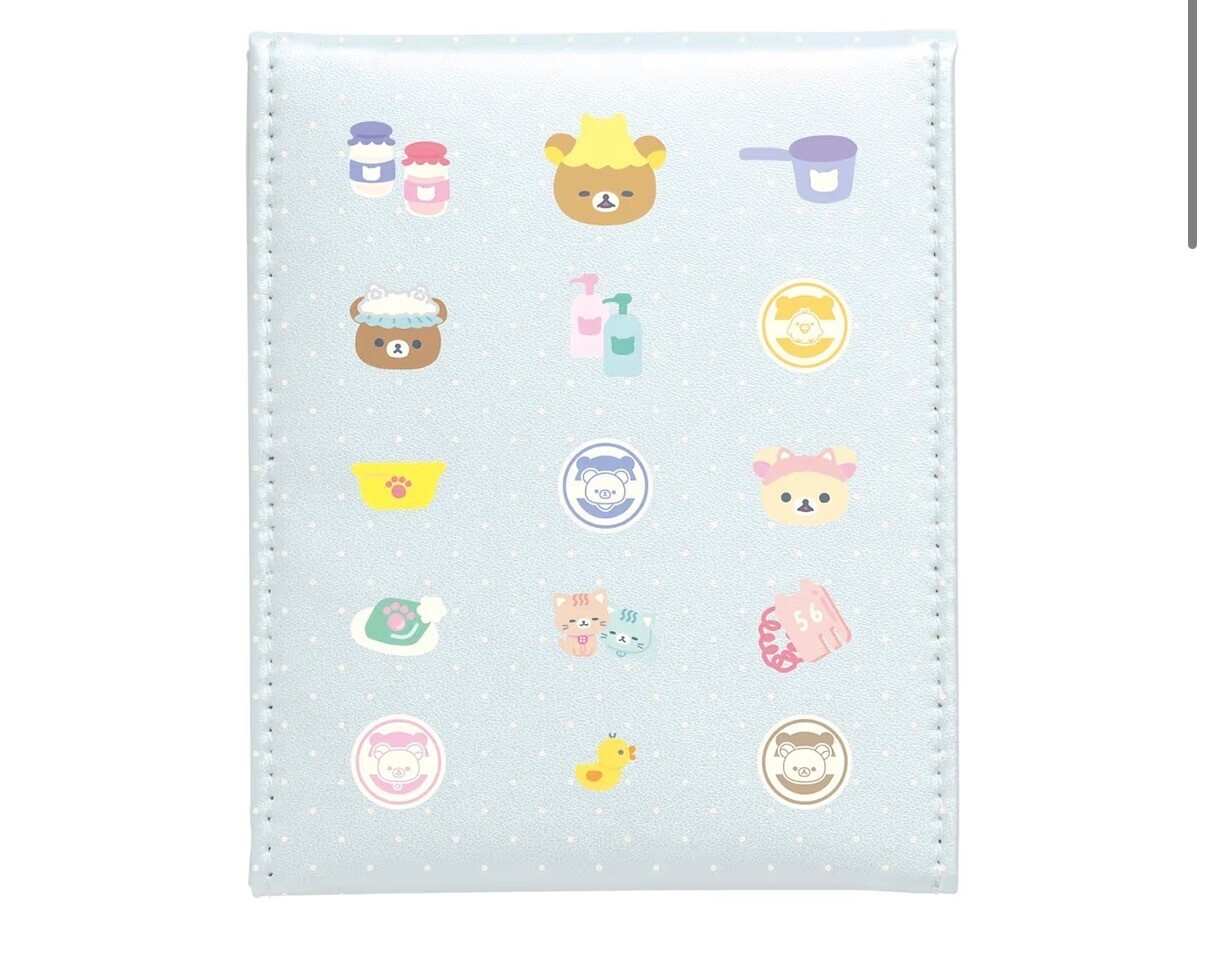 サンエックス(San-X)リラックマ 「ねこねこの湯」 折りたたみミラー 