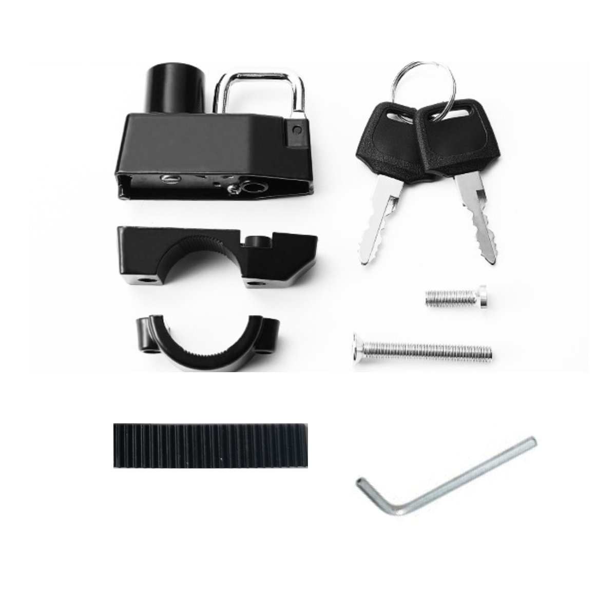 ヘルメット ロック ヘルメットホルダー バイク 鍵 盗難防止 メットホルダー メットロック 自転車
