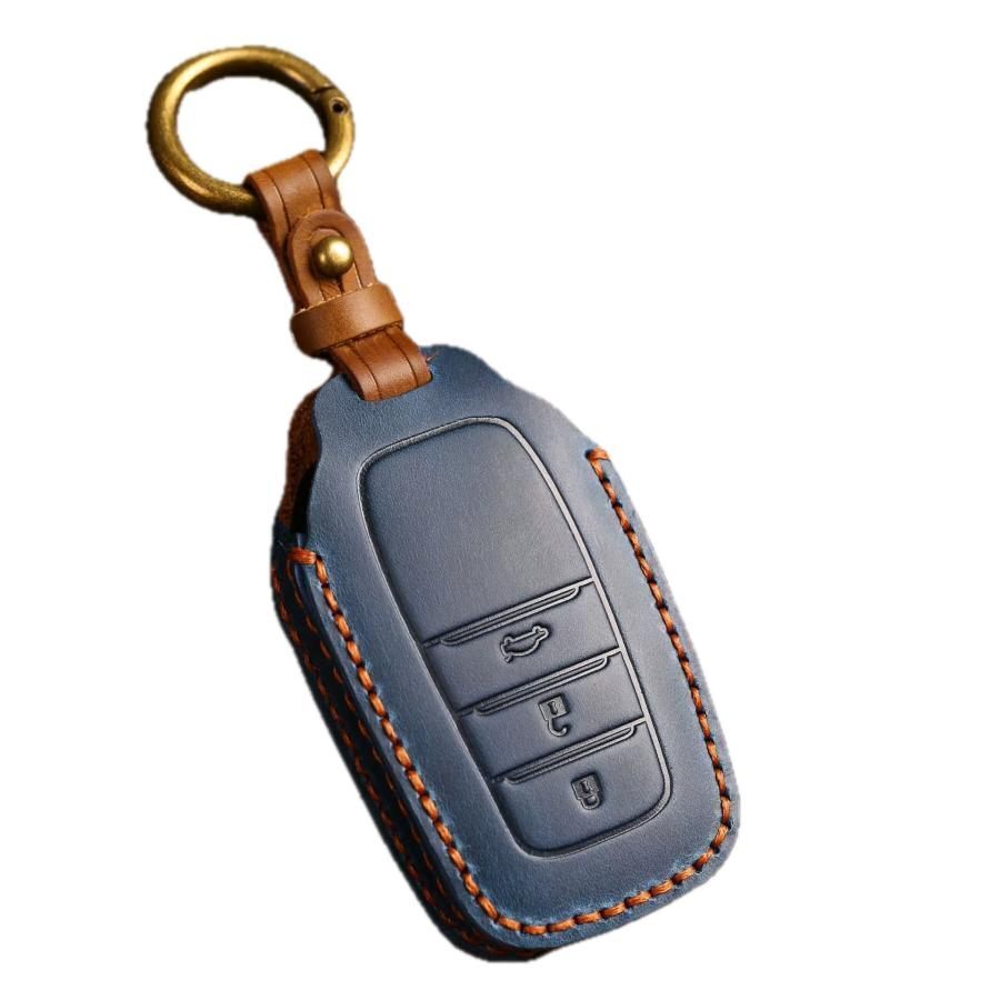 スマートキーケース 本革 ハリアー 80系 カローラクロス 後期型 ヤリスクロス ランクル プリウス