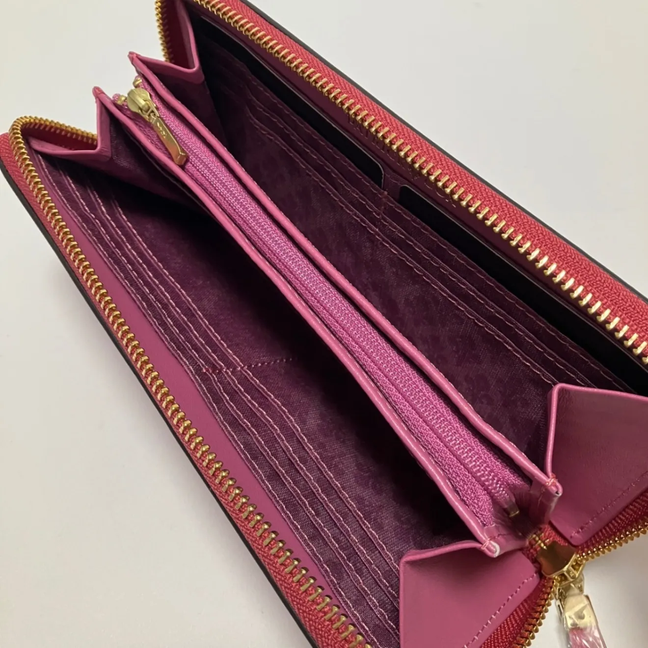 未使用 パトリックコックス 長財布 財布 レディース ピンク 本革 レザー PXLWCDT2
