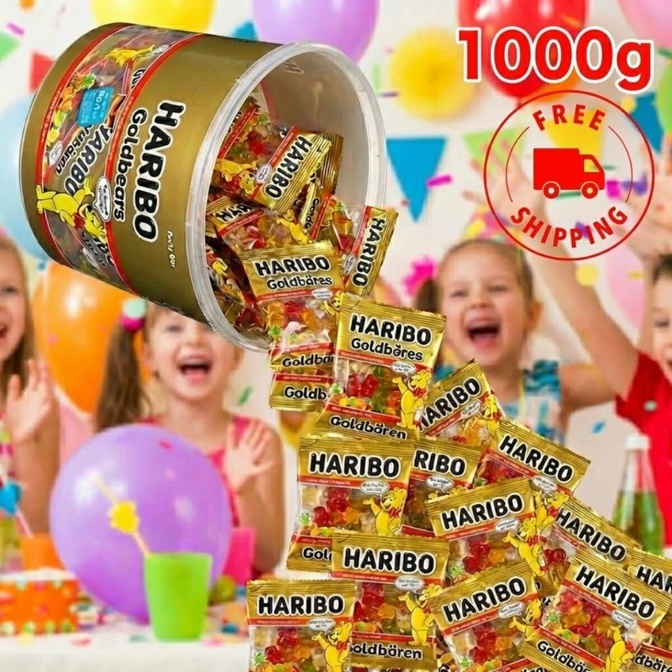 ハリボー ゴールドベアー グミ 1000g 大容量 HARIBO ドラム 送料無料