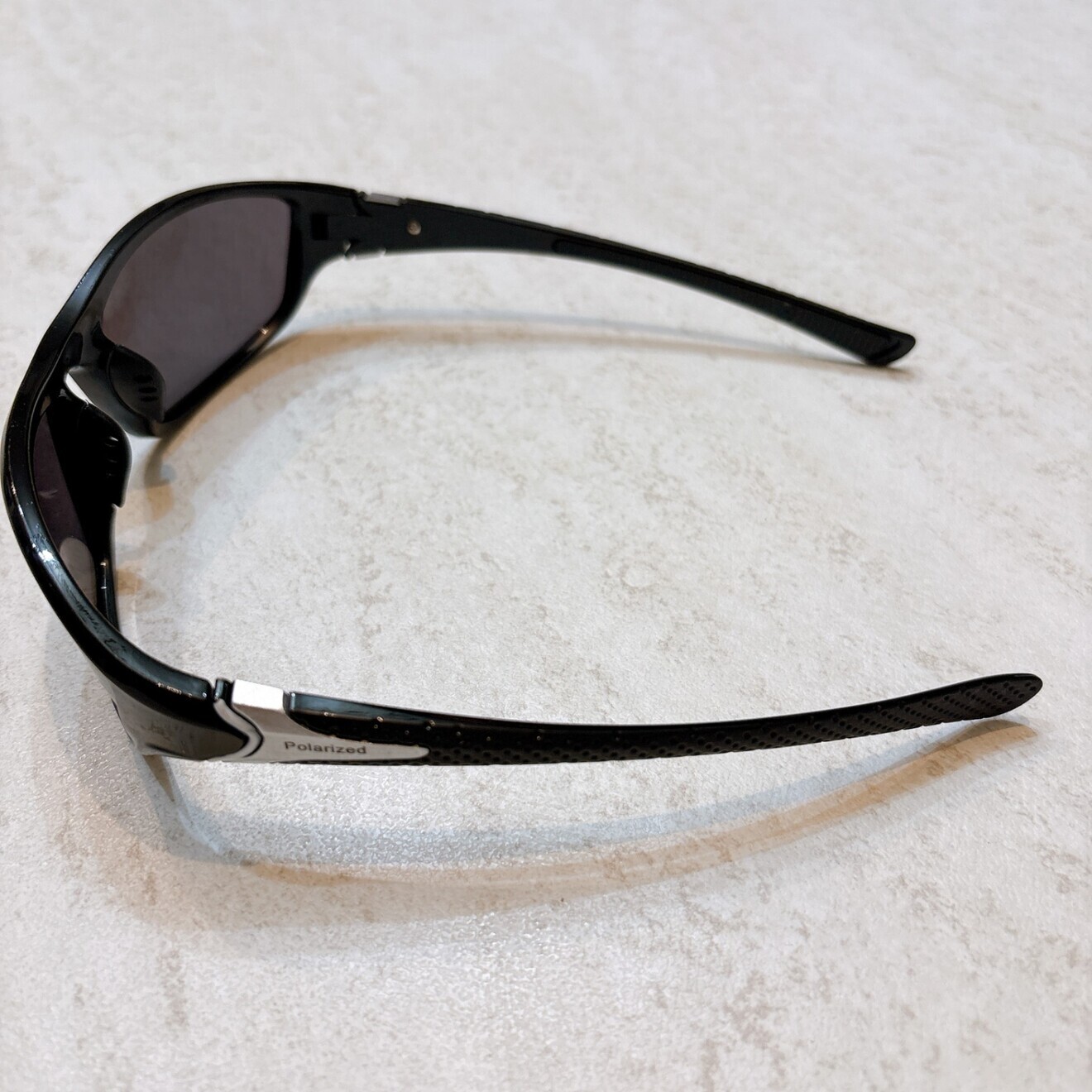 偏光 サングラス レンズ 軽量 スポーツ ドライブ 釣り UV メガネ 眼鏡 ブラック
