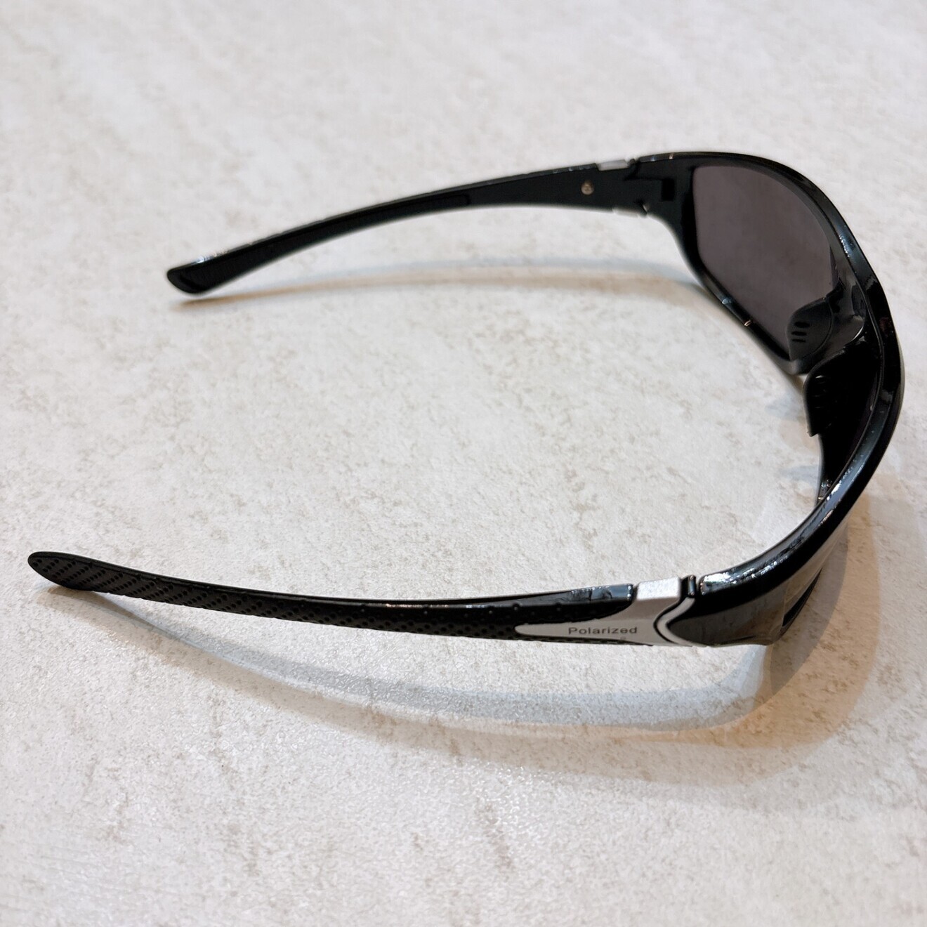 偏光 サングラス レンズ 軽量 スポーツ ドライブ 釣り UV メガネ 眼鏡 ブラック
