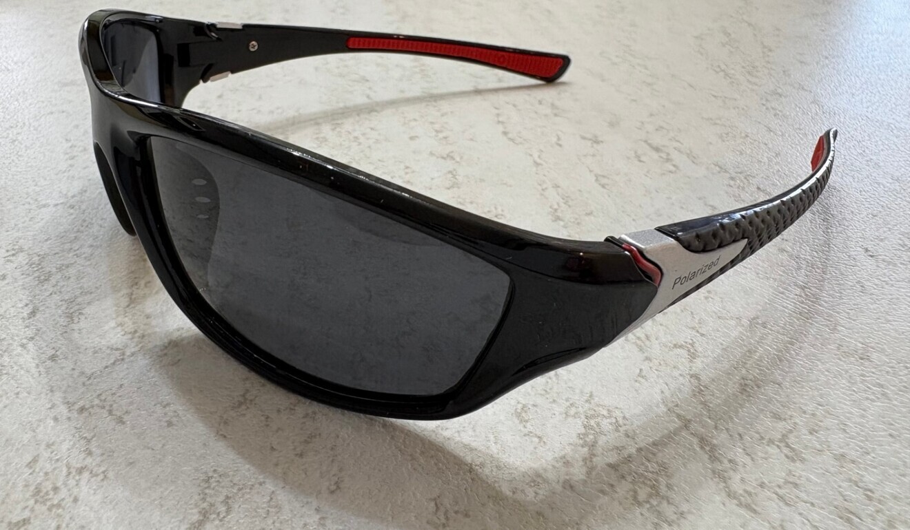 偏光 サングラス レンズ 軽量 スポーツ ドライブ 釣り UV メガネ 眼鏡 ブラック×レッド