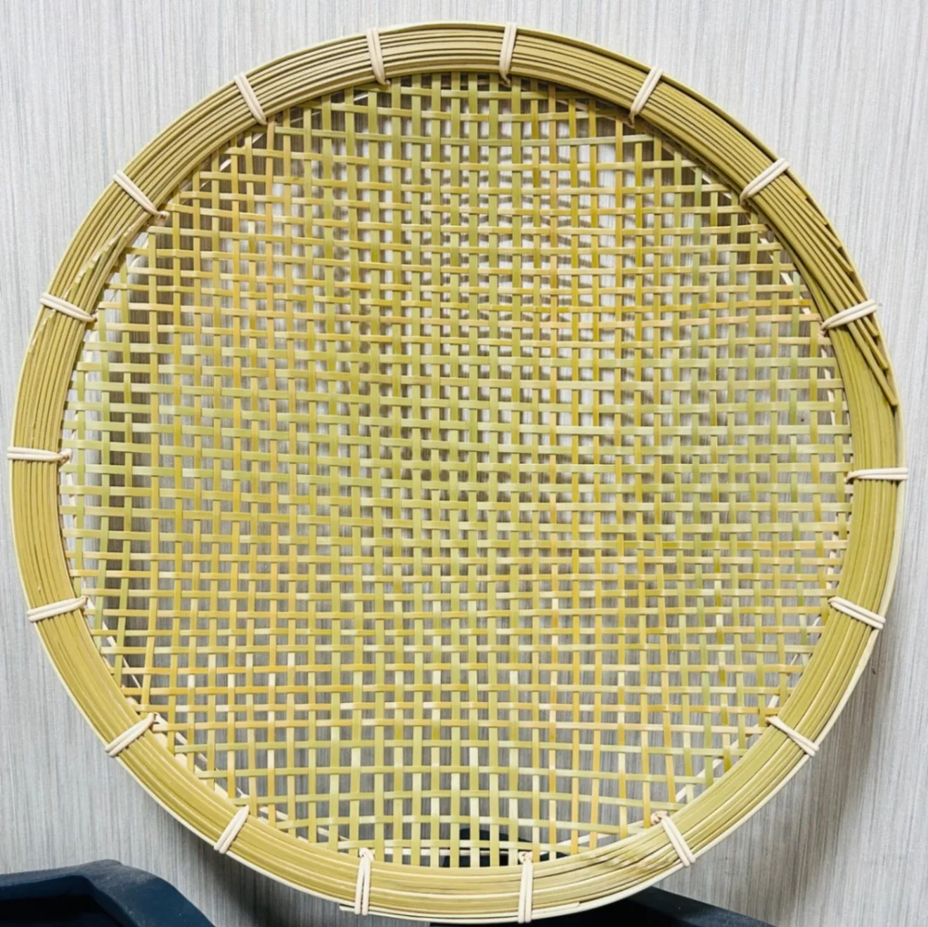 ⑫ 竹ザル 40㎝ 国産 真竹【希少生産の日本製竹ザル】ざる