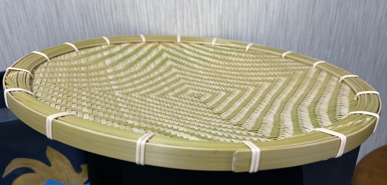 ⑬ 竹ザル 40㎝ 国産 真竹【希少生産の日本製竹ザル】ざる