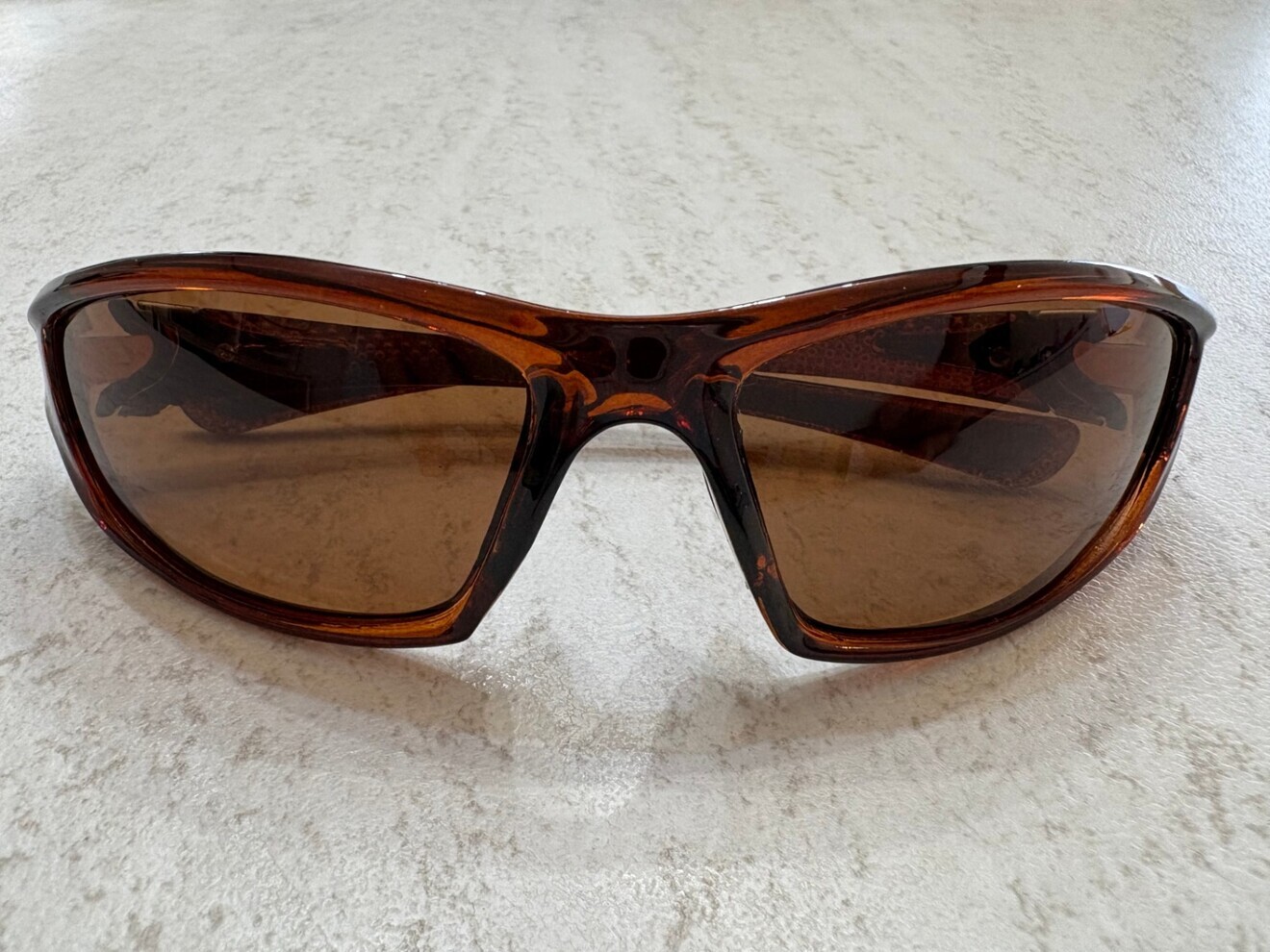 偏光 サングラス レンズ 軽量 スポーツ ドライブ 釣り UV メガネ 眼鏡 ブラウン
