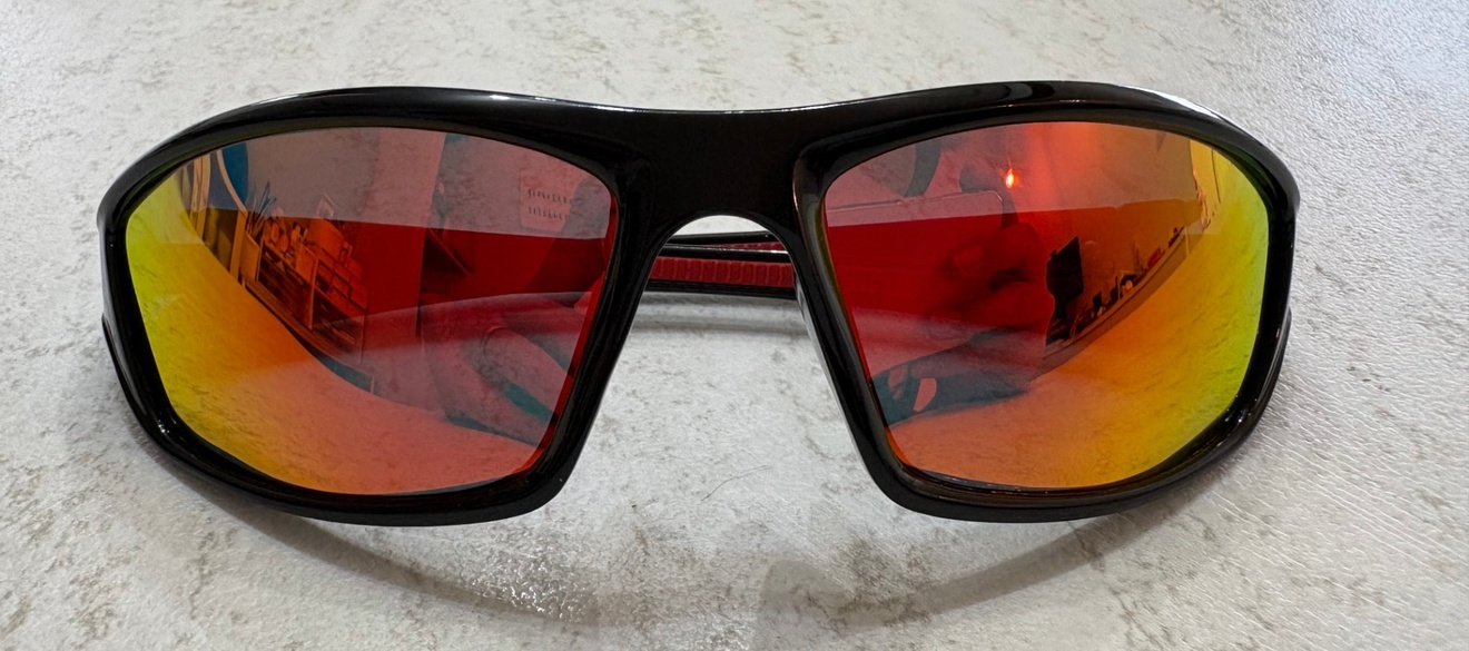 偏光 サングラス レンズ 軽量 スポーツ ドライブ 釣り UV メガネ 眼鏡 オレンジ
