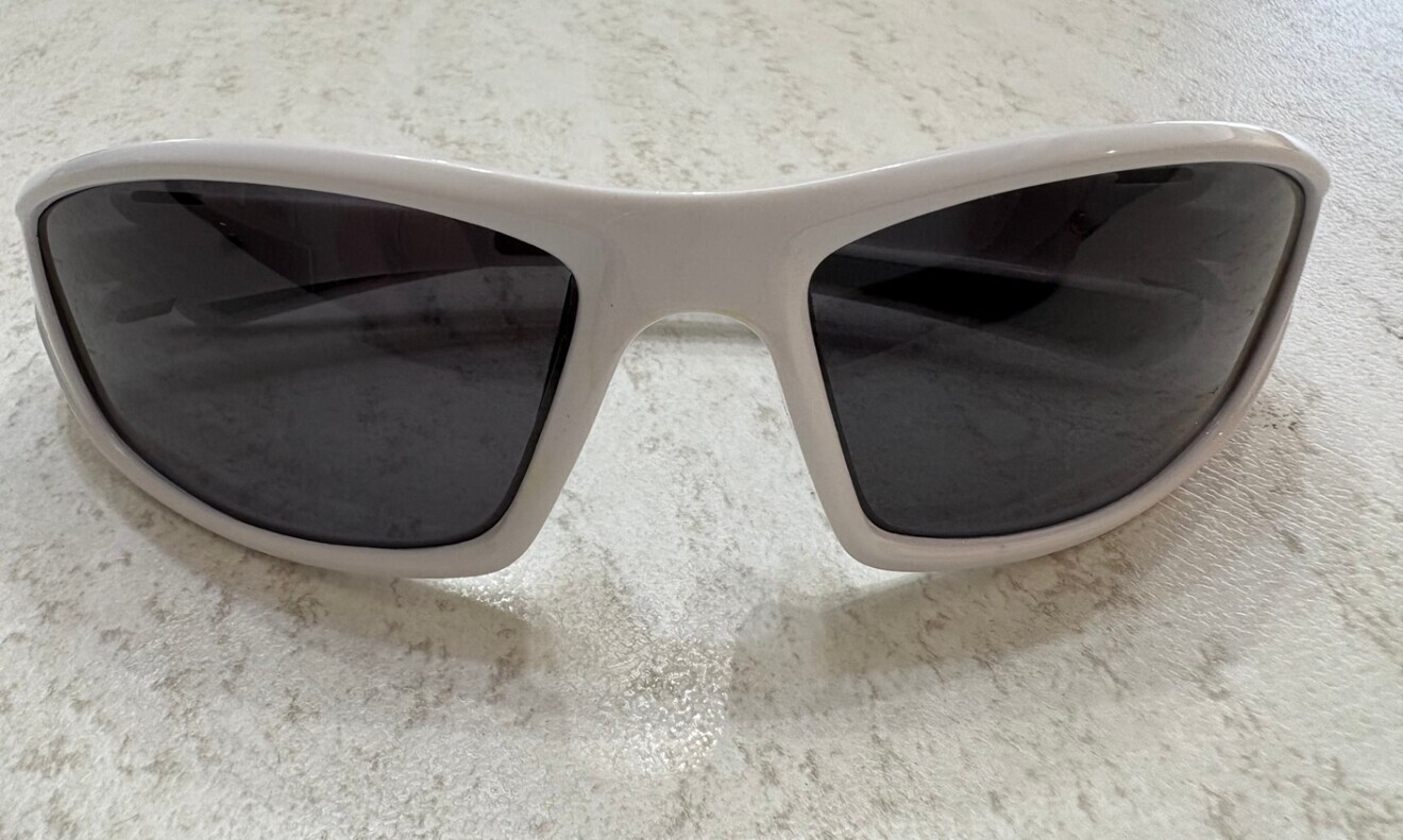 偏光 サングラス レンズ 軽量 スポーツ ドライブ 釣り UV メガネ 眼鏡 ホワイト
