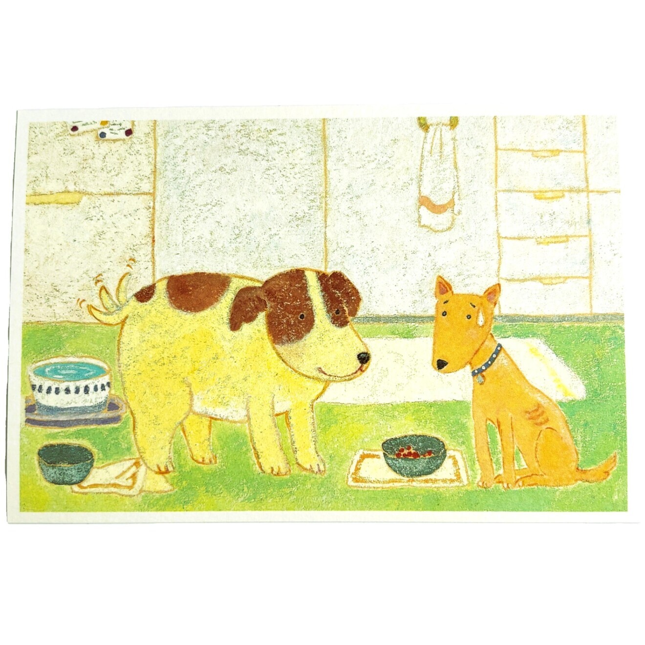 【2枚で送料無料】　いつものこと｜イラストポストカード