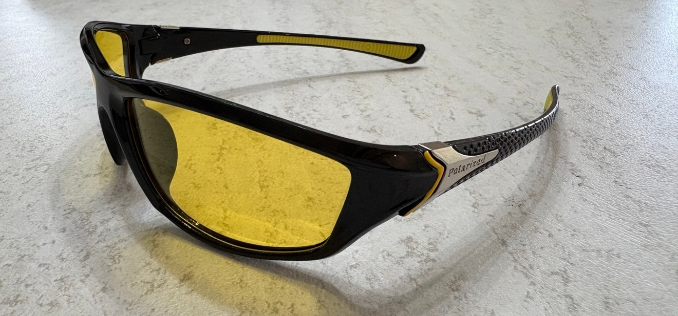 偏光 サングラス レンズ 軽量 スポーツ ドライブ 釣り UV メガネ 眼鏡 イエロー
