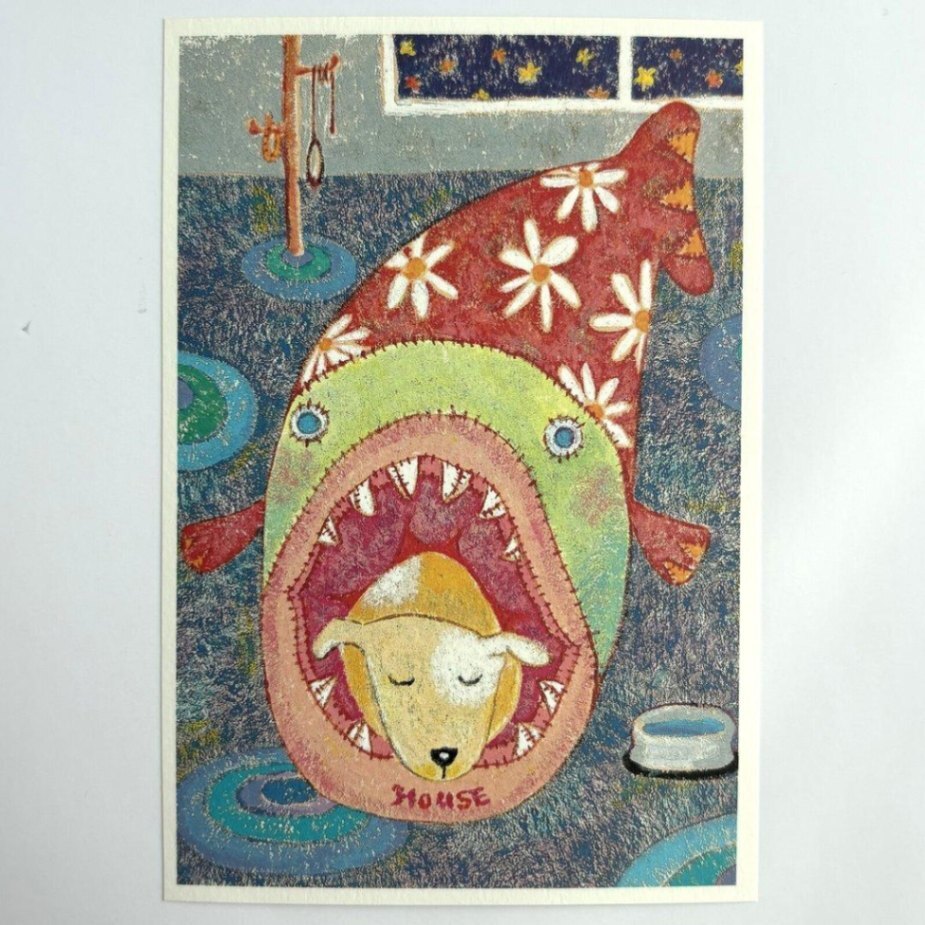 【2枚で送料無料】　住めば都｜イラストポストカード