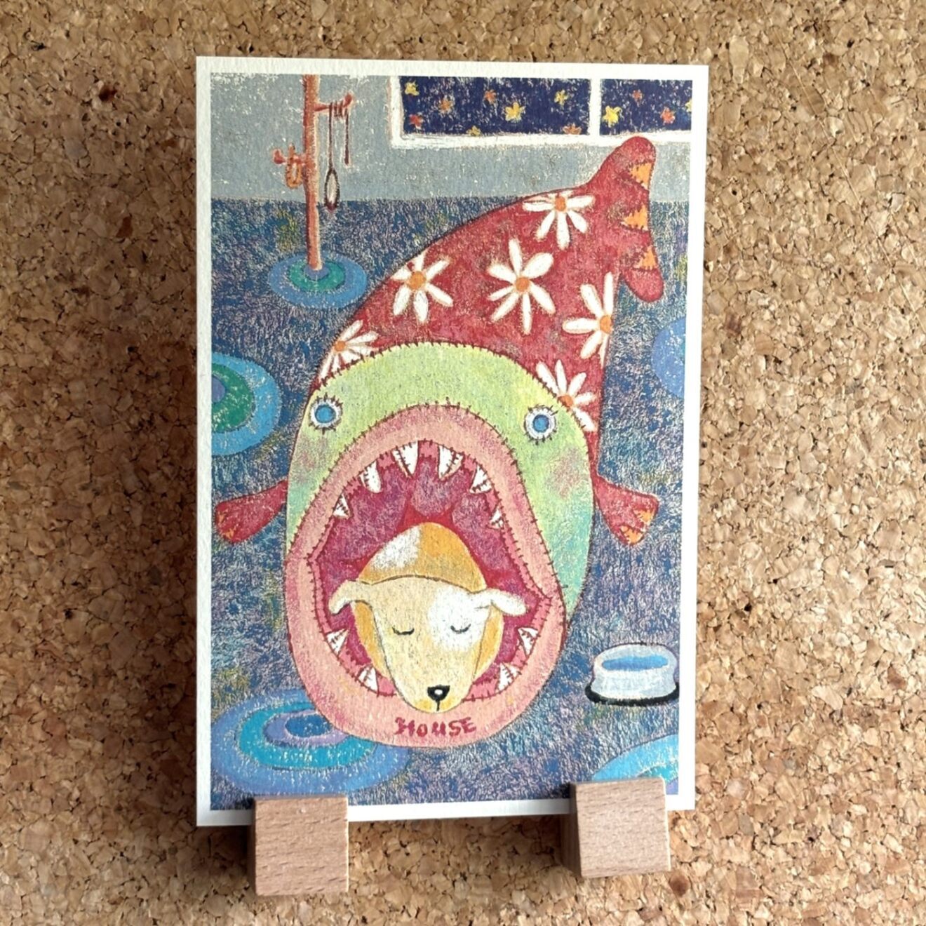 【2枚で送料無料】　住めば都｜イラストポストカード