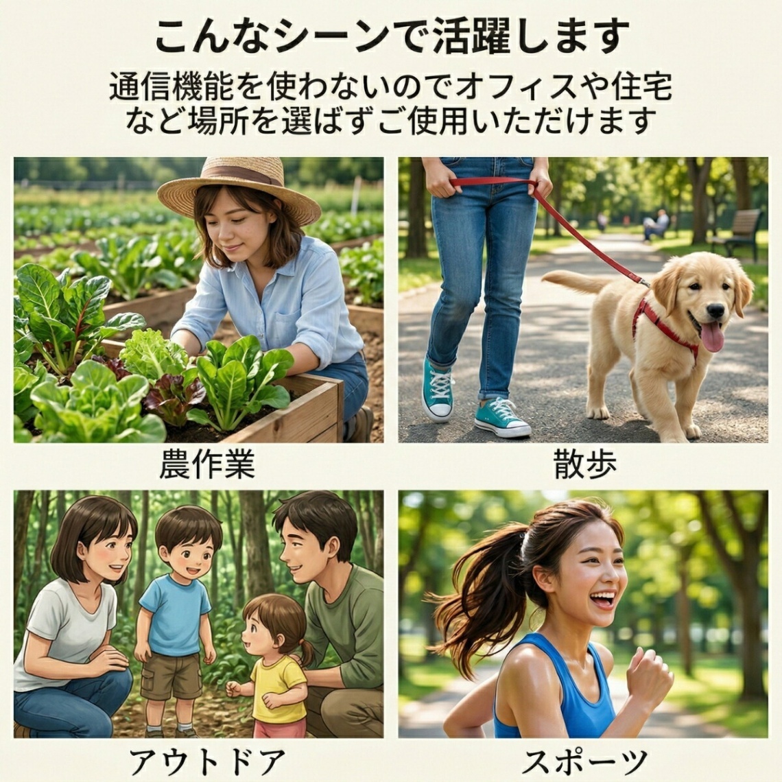 熱中症対策 ウォッチ 腕時計型 温湿度計 アラーム機能付き 2個