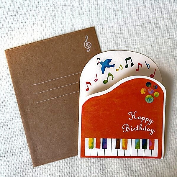 【バースデーカード】グランドピアノ