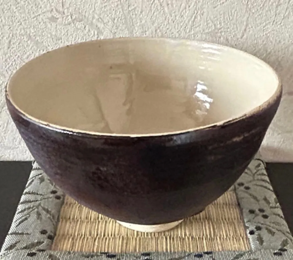 茶碗(ベンガラ) 丼 器 陶器 和食器 受賞作家 手作り 一点物 ⑪