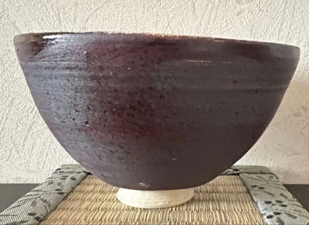 茶碗(ベンガラ) 丼 器 陶器 和食器 受賞作家 手作り 一点物 ⑪