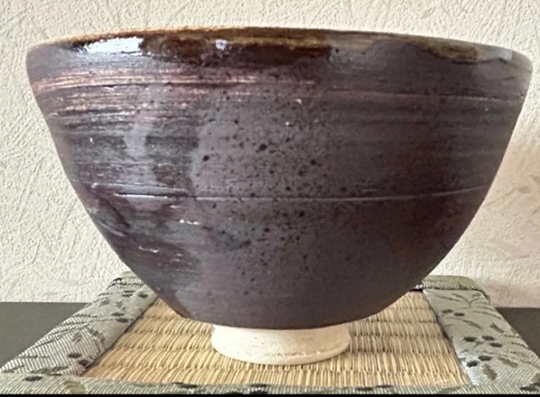 茶碗(ベンガラ) 丼 器 陶器 和食器 受賞作家 手作り 一点物 ⑪
