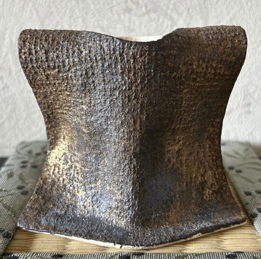 一輪挿し 花器 花瓶 陶器 受賞作家 手作り 一点物 ④