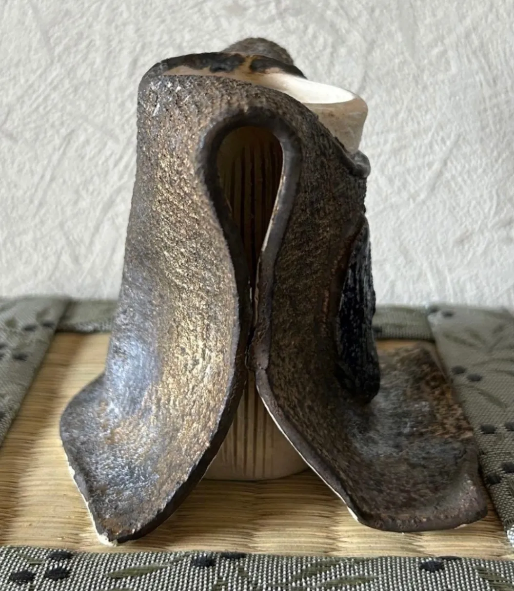 一輪挿し 花器 花瓶 陶器 受賞作家 手作り 一点物 ④