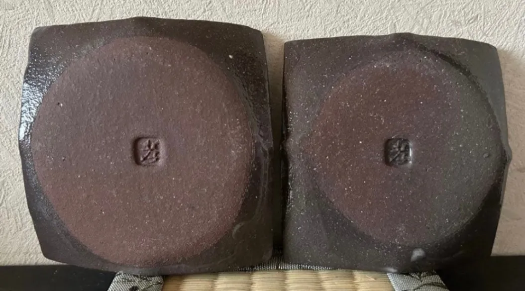 角小皿 小皿 皿 器 和食器 陶器 受賞作家 手作り 一点物 ②