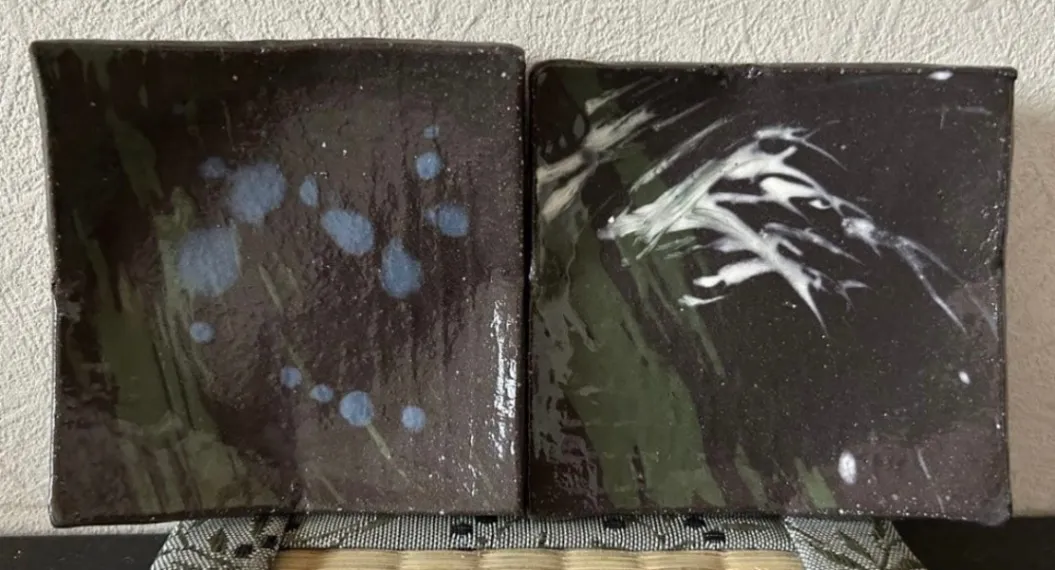 角小皿 角皿 皿 器 和食器 陶器 受賞作家 手作り 一点物 ③