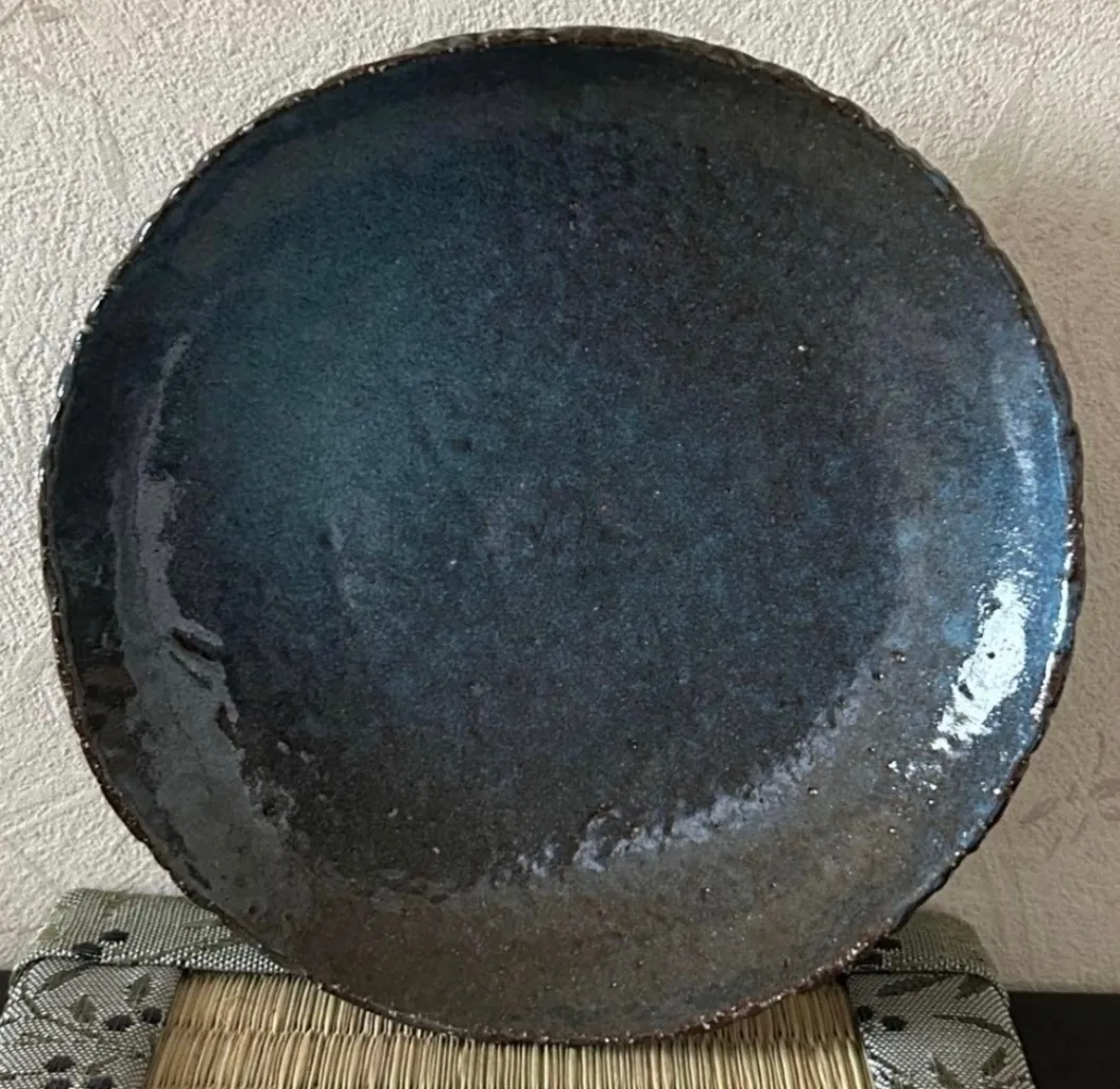 丸皿(均窯)小皿 皿 器 和食器 陶器 受賞作家 手作り 一点物 ④