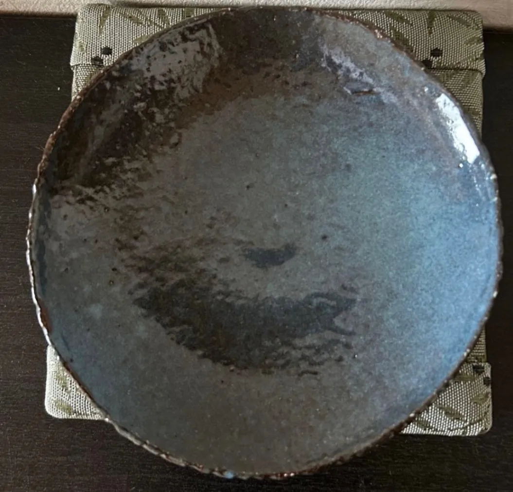 丸皿(均窯)小皿 皿 器 和食器 陶器 受賞作家 手作り 一点物 ④