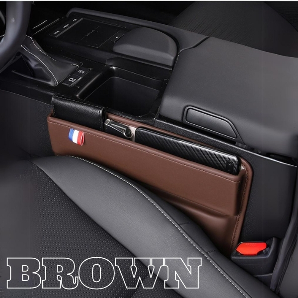 シートサイドポケット 車 隙間収納 スマホホルダー カー用品 レザー調 落下防止 汎用