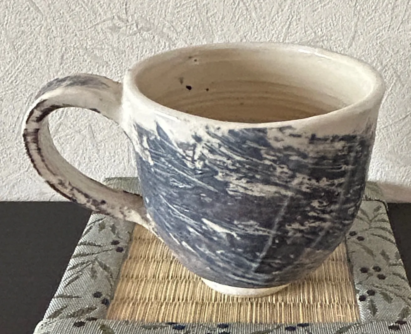 コーヒーカップ(ワラ灰) 器 陶器 和食器 受賞作家 手作り 一点物 ⑯