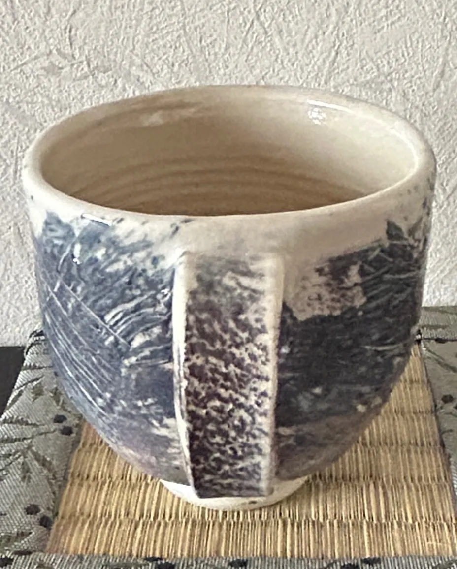 コーヒーカップ(ワラ灰) 器 陶器 和食器 受賞作家 手作り 一点物 ⑯