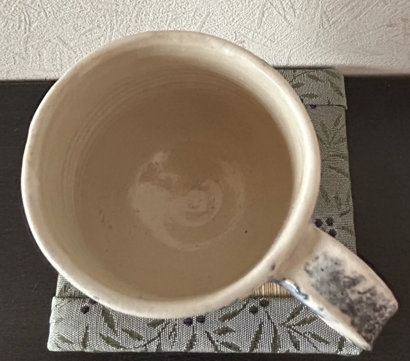コーヒーカップ(ワラ灰) 器 陶器 和食器 受賞作家 手作り 一点物 ⑯