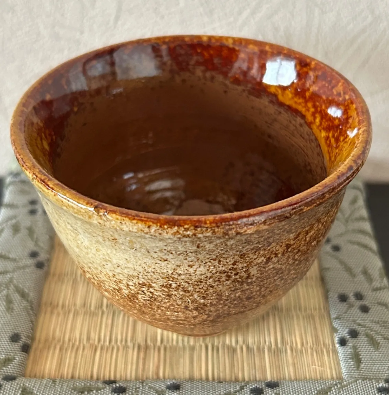 コーヒーカップ(ワラ白) 器 陶器 和食器 受賞作家 手作り 一点物 ⑮