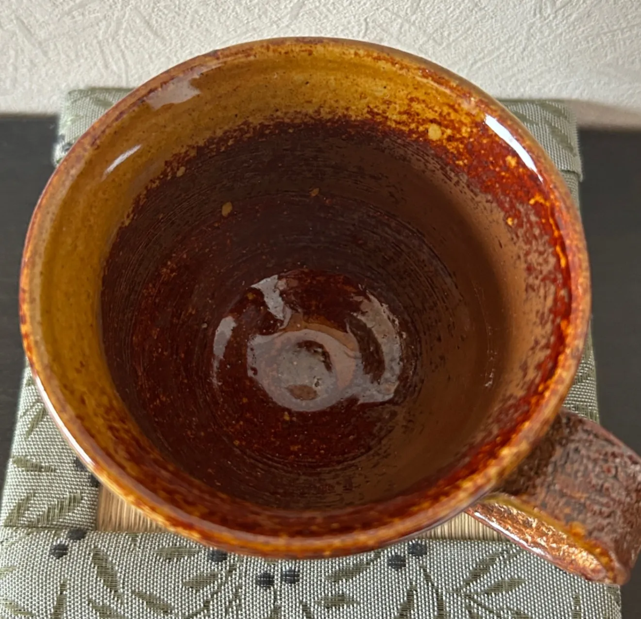 コーヒーカップ(ワラ白) 器 陶器 和食器 受賞作家 手作り 一点物 ⑮