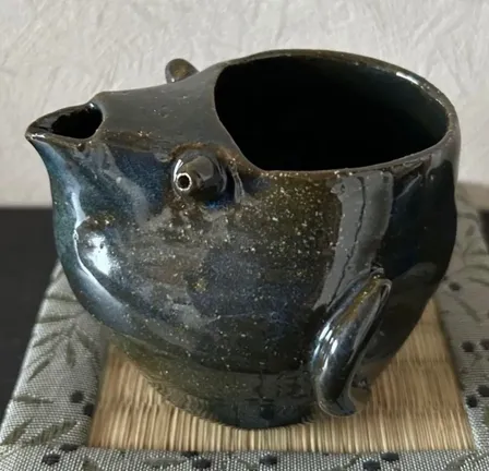 片口酒器 ミルクピッチャー ドレッシングポット 受賞作家 手作り 一点物