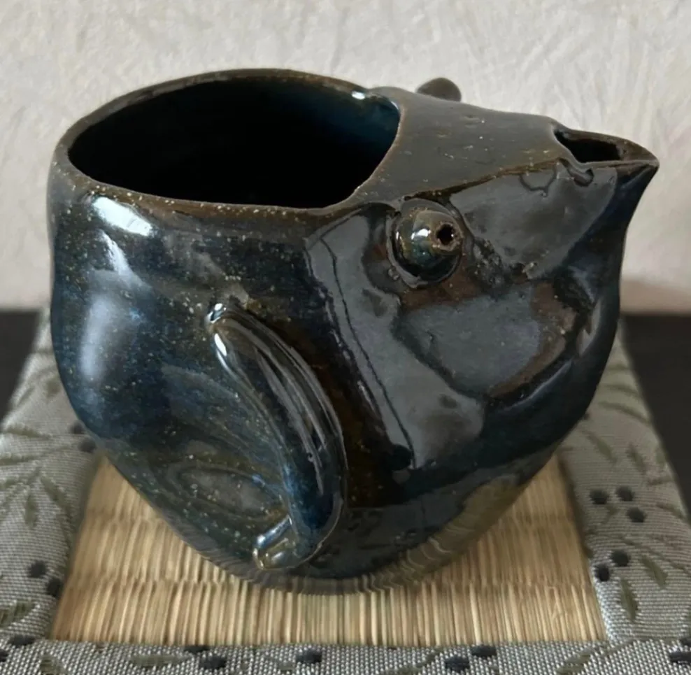 片口酒器 ミルクピッチャー ドレッシングポット 受賞作家 手作り 一点物