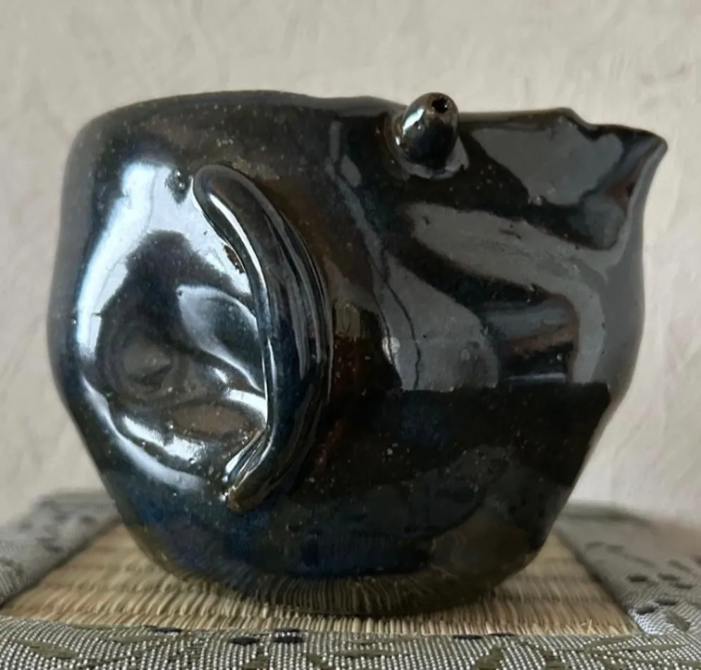 片口酒器 ミルクピッチャー ドレッシングポット 受賞作家 手作り 一点物