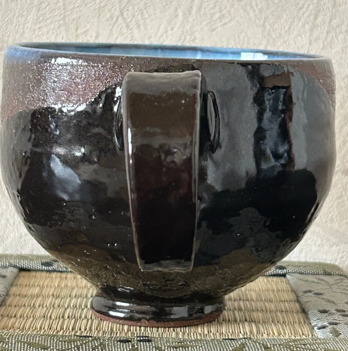 コーヒーカップ(黒天目) 器 陶器 和食器 受賞作家 手作り 一点物 ⑭